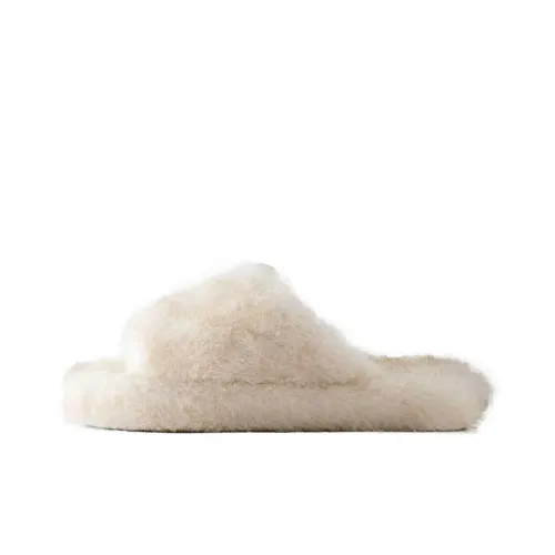 ZARA Шлепанцы Белые Женские