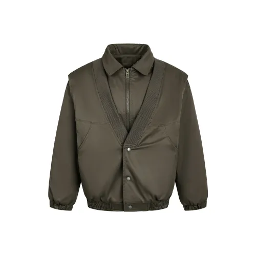 Dme Армейский зеленый унисекс пуховики