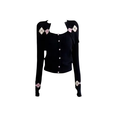 MORTEN SOLUM Топ на бретелях + Кардиган Женские Трикотаж