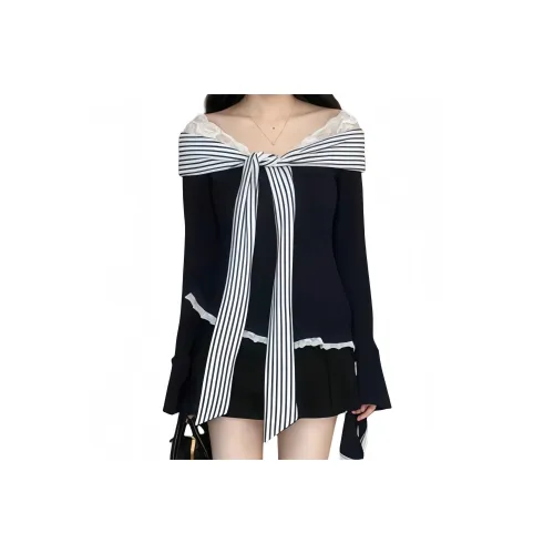 Aimilian Темно-синие женские футболки T