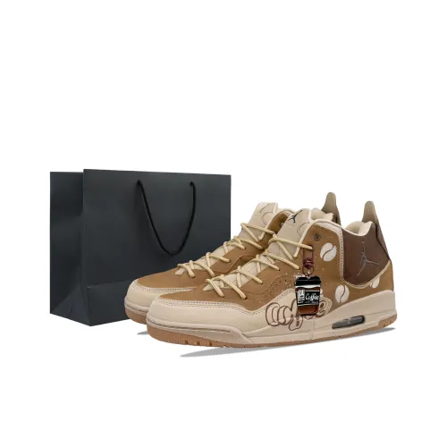 Джордан Courtside 23 Устойчивость к истиранию Покрытие MID Винтажные баскетбольные кроссовки Мужские