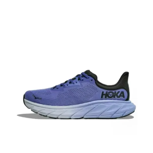 HOKA ONE ONE Износостойкие Дышащие Низкие Беговые Кроссовки Женские Фиолетовые