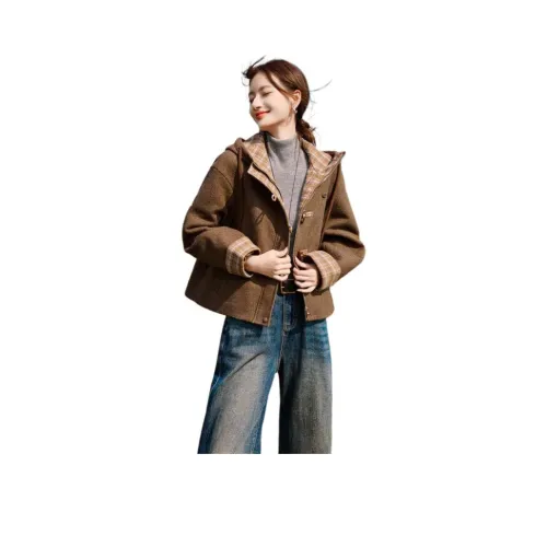 SHANGJING Кофе Женские Куртки