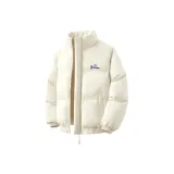 [Fluffy Термический Сохранение] Белый (Синий Настроение Логотип на груди)