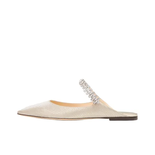 Jimmy Choo Домашние тапочки Женские Шампанское