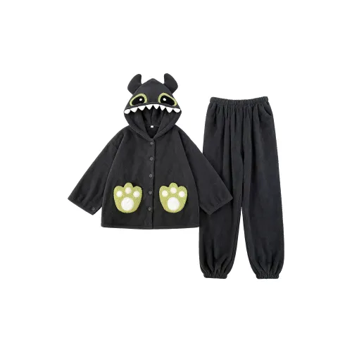 O'MESIK Черный Женский Пижамный Комплект