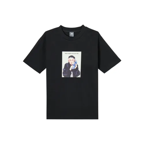 New Balance Athletics Модели Never Возраст T Рубашка Мужская Черная