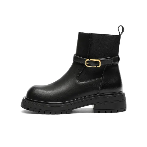 GOLDLION Короткий Челси Женский Черный