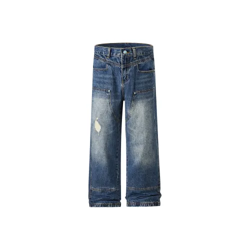 Jeep Синий Мужские Джинсы