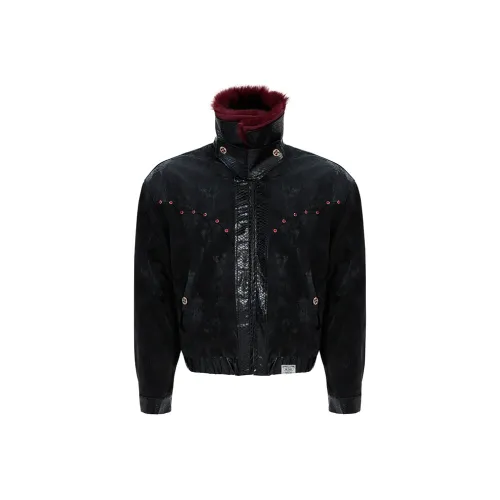 W7H1 Черный Унисекс Пуховики