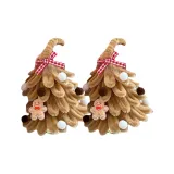 Коричневый шар, украшение для рождественской елки [материал: 2 шт]