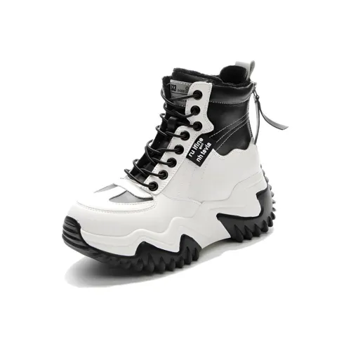 AIMISS Устойчивые к истиранию противоскользящие высокие топы массивные кроссовки женские