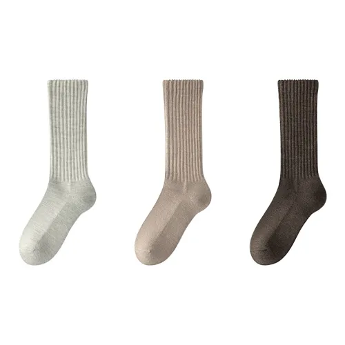 MIANZHUWU Носки Crew Мужские упаковка из 3 пар