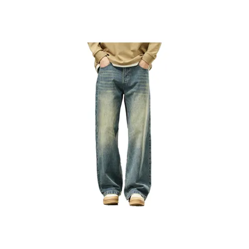 CHOCOOLATE Ностальгический синий Мужские Джинсы