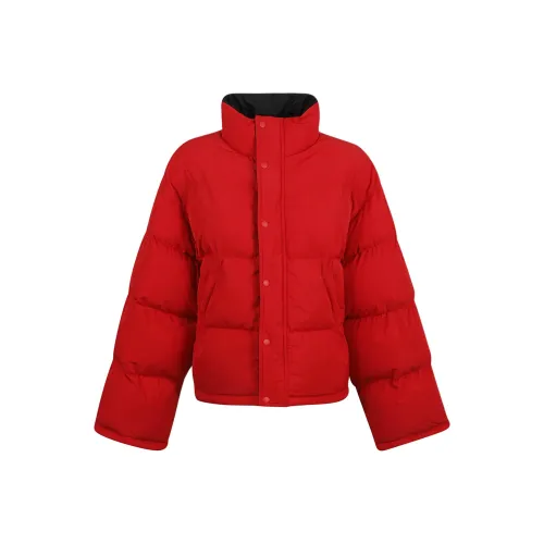 Balenciaga Хлопковый пуховик облегающего кроя для женщин