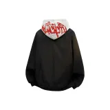 Чёрное пальто + свитшот