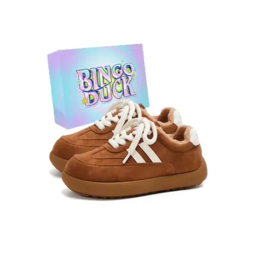 BINGO DUCK Противоскользящая Термическая Низкий Верх Повседневная Обувь Женская