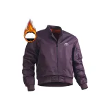 Фиолетовый Осенний Зимний Утолщенный Термический Пух