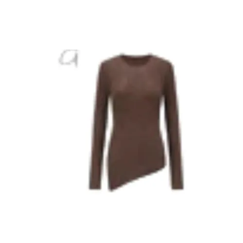 INTO THE EAST Кофе Женские Свитеры