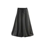 Серые штаны с узором "почка"