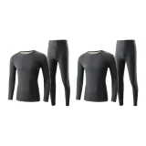 2 комплекта (мужской, 2 штуки, темно-серый)