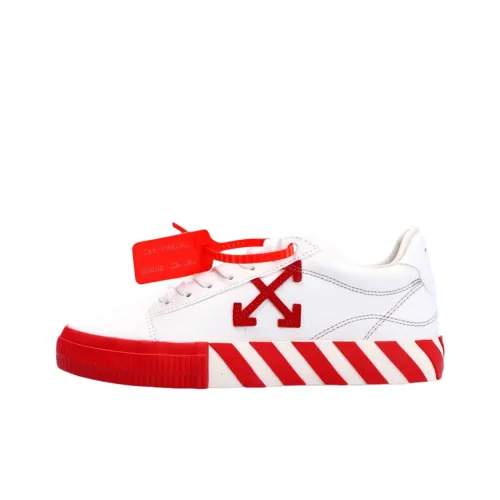 Off Белый Вулканизированный Низкий Топ Низкий Топ Повседневная Скейтборд Обувь Женская Белая Красная