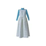 Синий базовый слой + абрикосовая юбка с эластичными манжетами