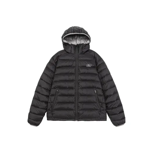 GOGOSOON Ребристая ткань пуховик унисекс