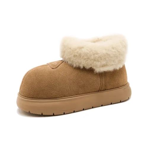 VANSSI Модный тренд Зимний Универсальный Капибара Утепленная обувь Снеботуфли Женские