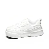 Белый (Незаметный скрытый каблук: 8 см)