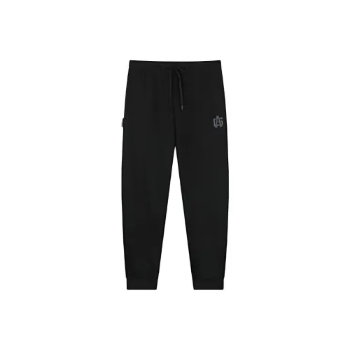 361° Супер-Черный Мужские Вязаные Тренировочные Штаны