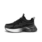 Чёрный Серый Без подкладки Обувь