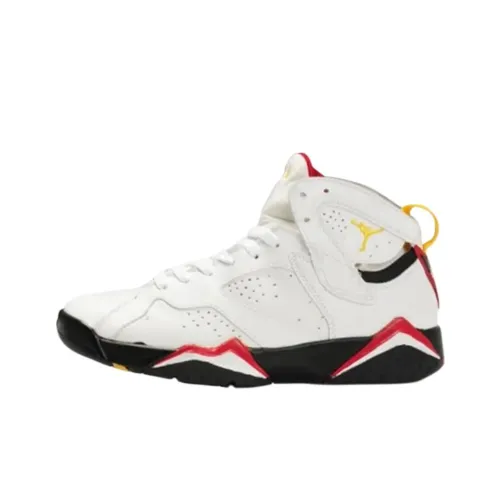 Jordan Air JORDAN 7 High Топ Детские Баскетбольные Кроссовки Белый Унисекс