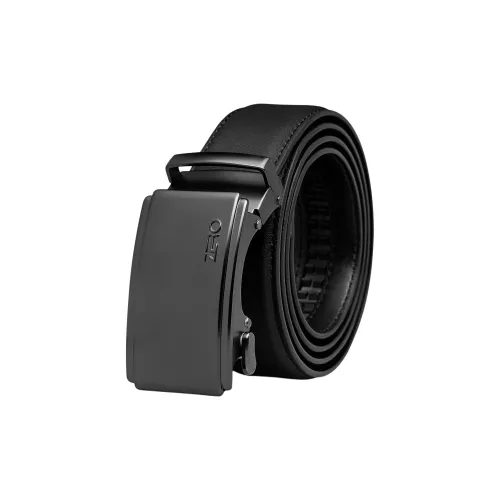 ZRO Ремни из коровьей кожи Мужские Черные 35 мм