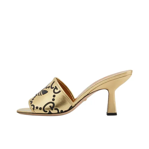 Adidas Originals x GUCCI Шлепанцы Женские Золотые