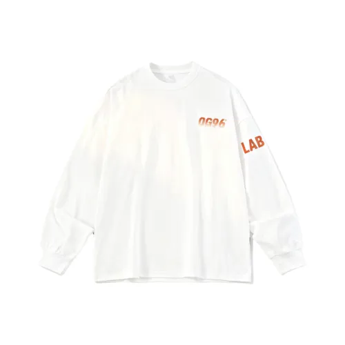 OG96 LAB Белый Унисекс T-рубашки