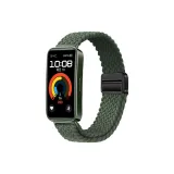 Зелёный с чёрным ремешком и застёжкой