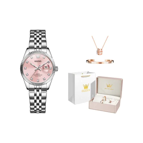 OLEVS Кварцевый механизм Часы Женские Многоцветный циферблат