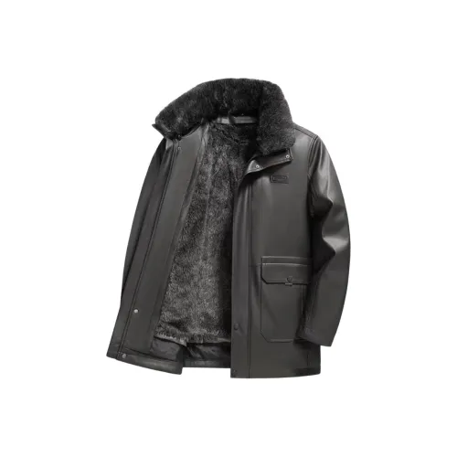 Vintage Cars Кожаная куртка Мужская