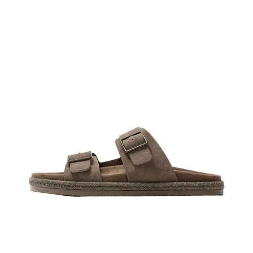 ZARA Шлепанцы Тауповые Мужские