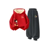 [Thickened и с флисовой подкладкой] Дубай Год Звезда K Красный + Дубай Звездный свет K Графитовый Серый