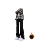 Черный с флисовой подкладкой