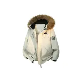 Тёмный кремовый белый (съемный бренд мерч DIY)