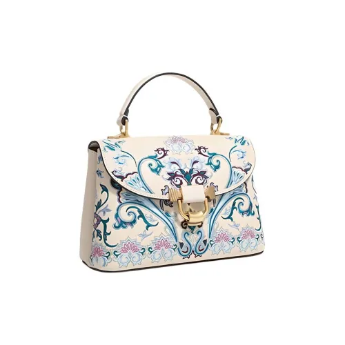 YONGXING Коровья кожа Одно плечо Сумка Обычный Женский Лунный свет Белый Амбер