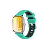 Озеро Синий Черный-Сетка Двухтонный Силикон Шипы Пряжка Ремень+Черный Соединение