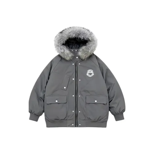 IQC Серый Женские пуховики