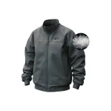 DOUBL/Дикий Волчий Серый [Съемный Тяжелый Вышивка ЛОГО]