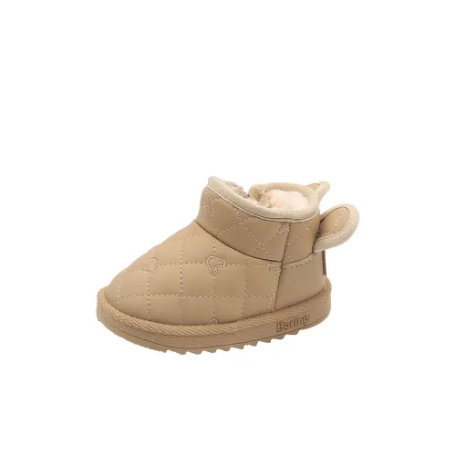 ZKHE Детские зимние сапоги Молочно-чайный Бежевый Kids