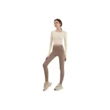 Комплект (Топ экрю + Штаны кофейного цвета)