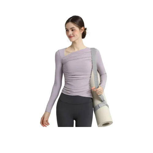 MILING Женские Йога T-рубашки